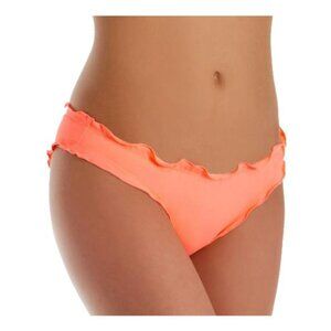 NEW Smart and Sexy Swim Secret Ruffled and Ruched Back Bikini Bottom Women's L